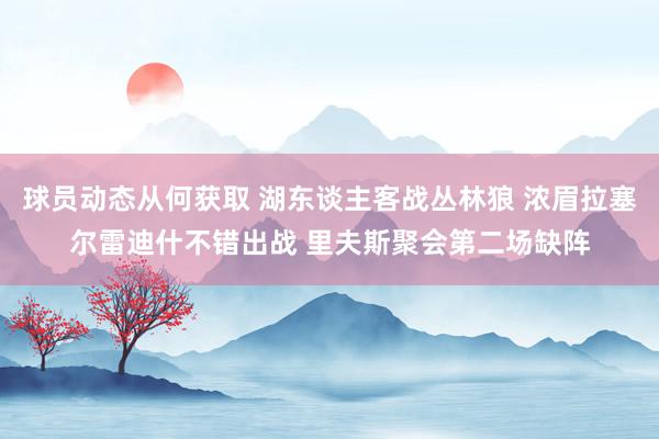 球员动态从何获取 湖东谈主客战丛林狼 浓眉拉塞尔雷迪什不错出战 里夫斯聚会第二场缺阵